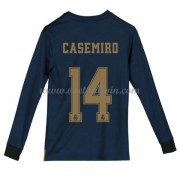 Real Madrid Voetbaltenue Kind 2019-20 Carlos Casemiro 14 Uitshirt Lange Mouw